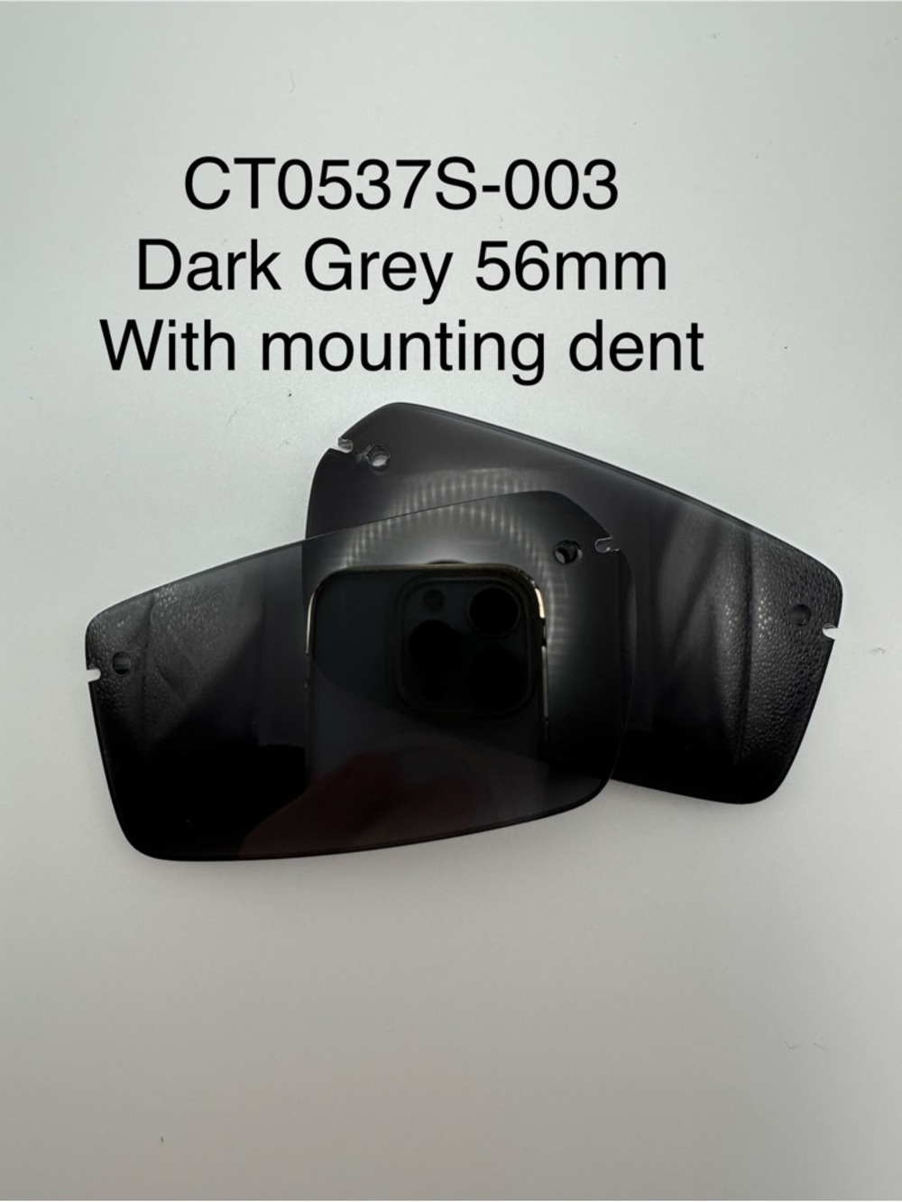 Cartier CT0537S 003 Original Replacement Lenses Grey with AR new